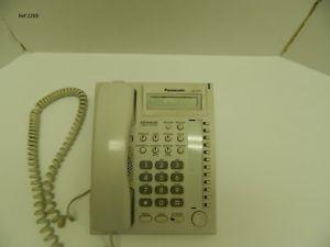 Telephone White with Green Logo - Panasonic KX-T7730 Advanced Hybrid System Telephone - White (OUR REF ...
