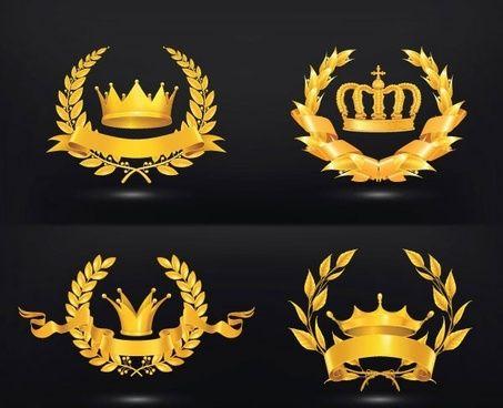 Gold Crown Logo - Gold crown logo free vector download (831 Free vector)
