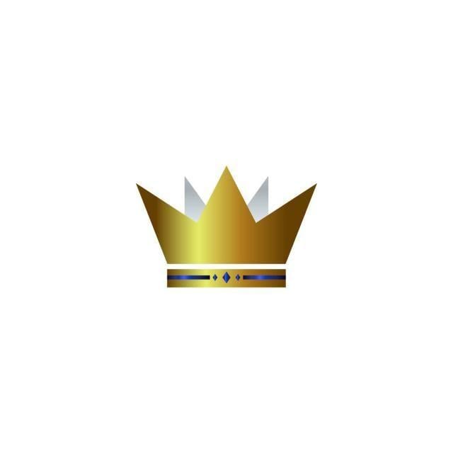Gold Crown Logo - Gold Crown Logo Icon Element, Abstract, Background, Beauty PNG and ...
