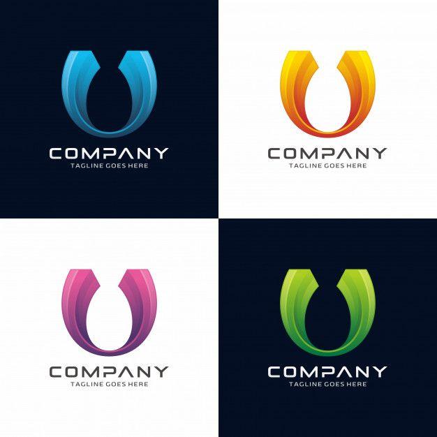 U Company Logo - Abstract letter u logo design. modern logo Vector | Premium Download