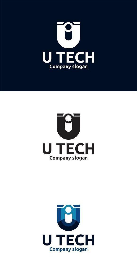 U Company Logo - U Tech | Company Logo Template Design | Logo templates, Company logo ...