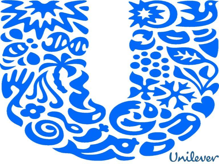 Blue Flowered U Logo - Marketing segmentation Axe