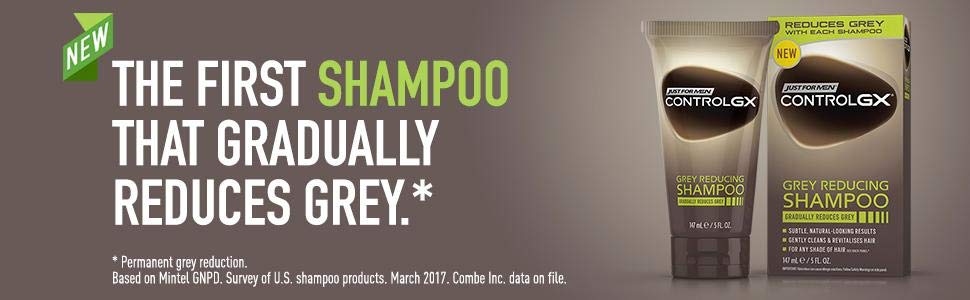 Shampoo U Logo - Amazon.com : Just For Men Control GX Grey Reducing Shampoo, 5 Fluid ...