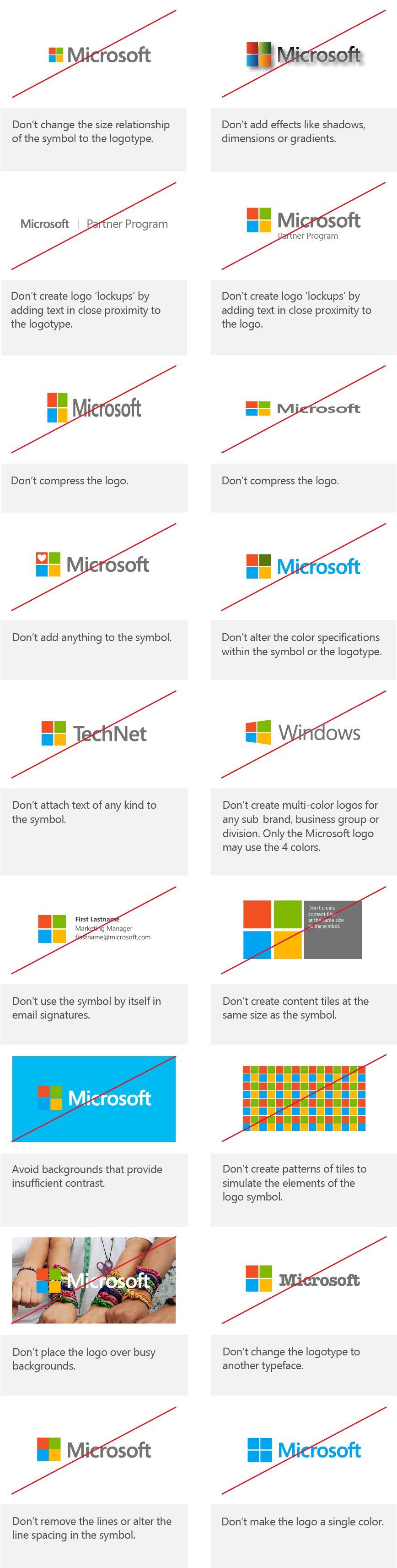 Windows Versions Logo - Microsoft Corporate Logo Guidelines | Trademarks