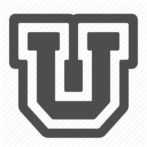 U Symbol Logo - College, education, logo, u, university icon