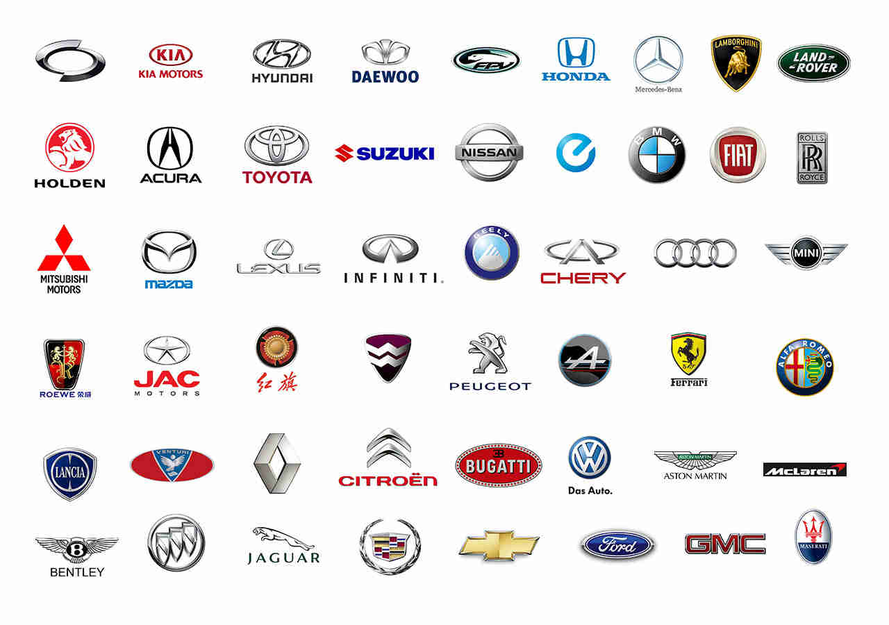 Well Known Car Company Logo - All Car Brands List and Car Logos By Country & A-Z