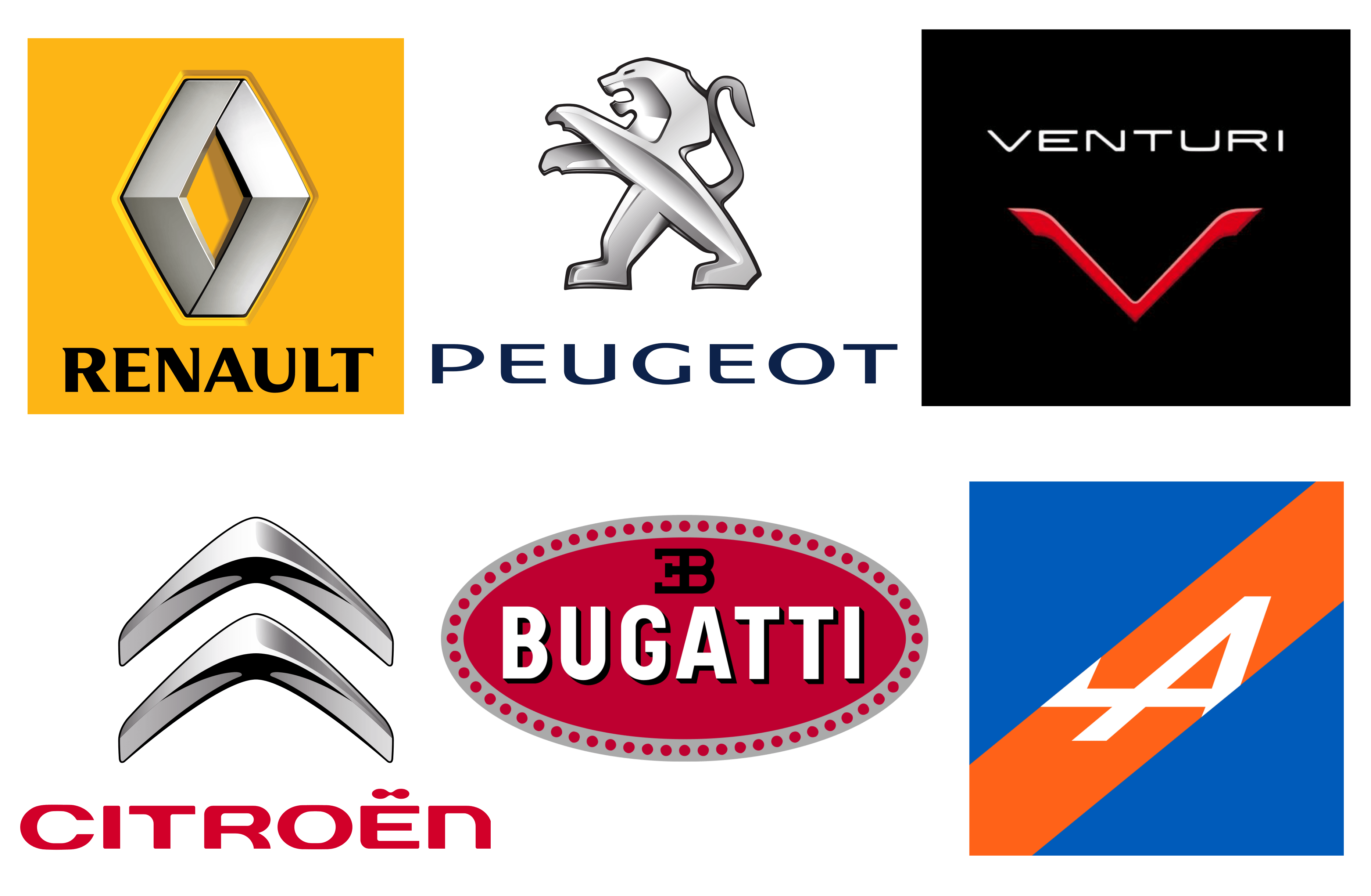 Well Known Car Company Logo - French Car Brands, Companies and Manufacturers. Car Brand Names.com
