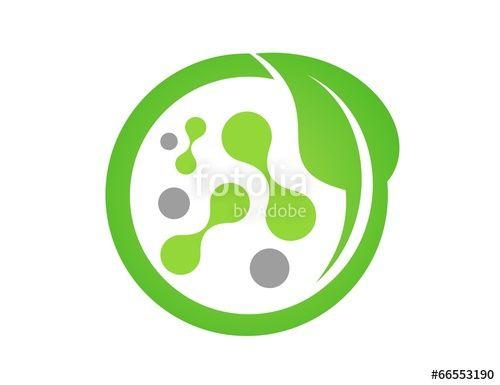 Hygiene Logo - logo hygiene, nature leaf business symbol, science icon Stock image