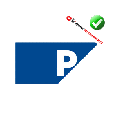 White and Blue P Logo - Blue And White P Logo - Logo Vector Online 2019