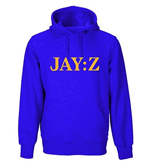 White and Blue Z Logo - MAP Collection Jay:Z Logo Adult Hoodies Black, Blue