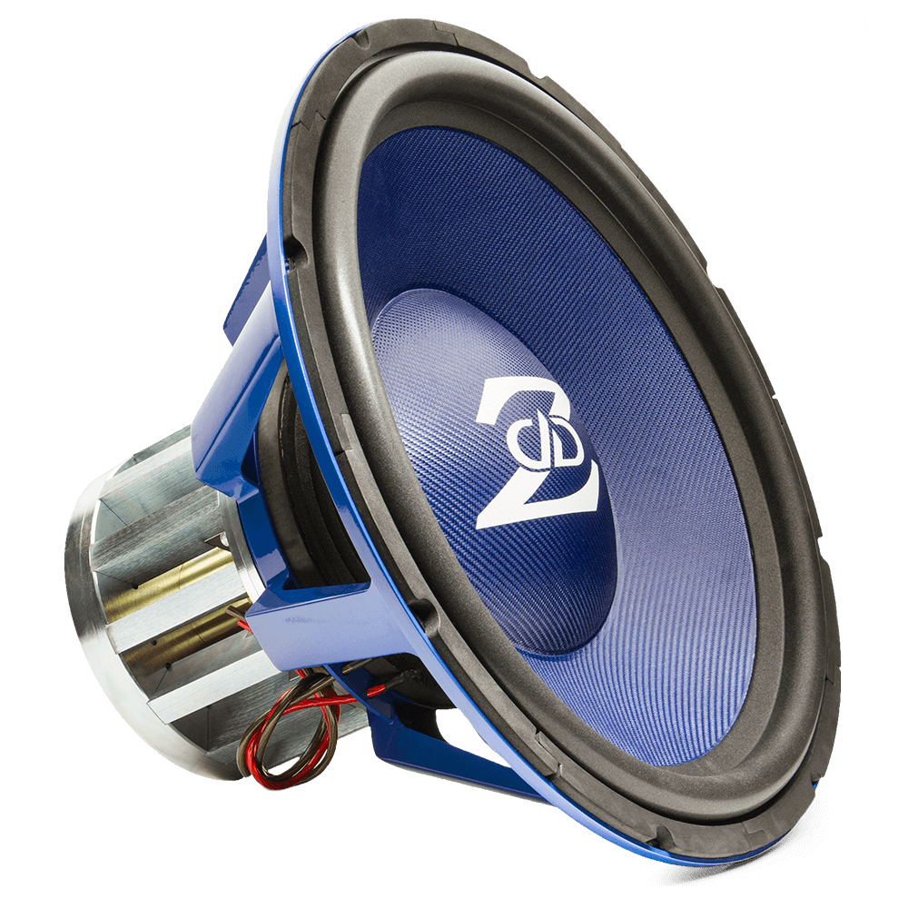 White and Blue Z Logo - Blue Composite Dust Cap and Cone, White DD Audio Z logo and Blue