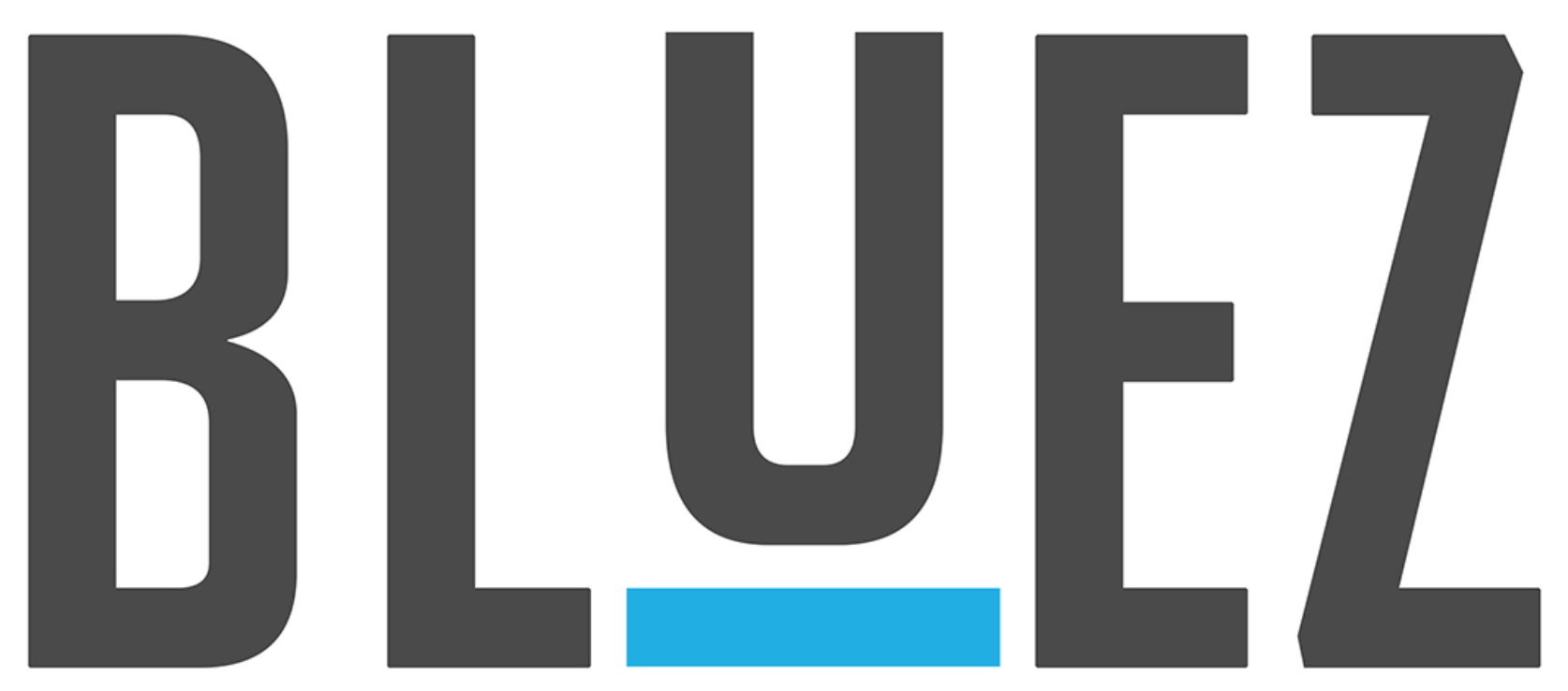 White and Blue Z Logo - Bluez