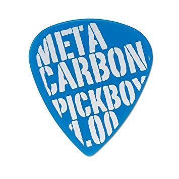 White And Blue W Logo - Pickboy Meta Carbonate, Blue w/white logo, 1.00mm, 10 picks: Amazon ...
