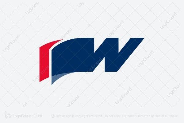 White And Blue W Logo - Files Letter W Logo
