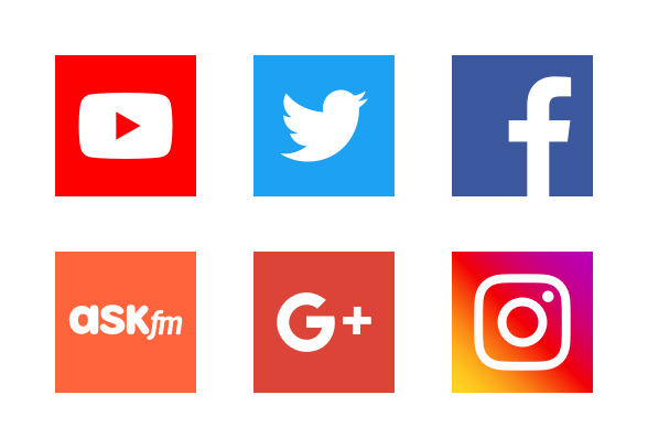 All Social Media Logo - 2018 Social media app logos icons by Anton Drukarov