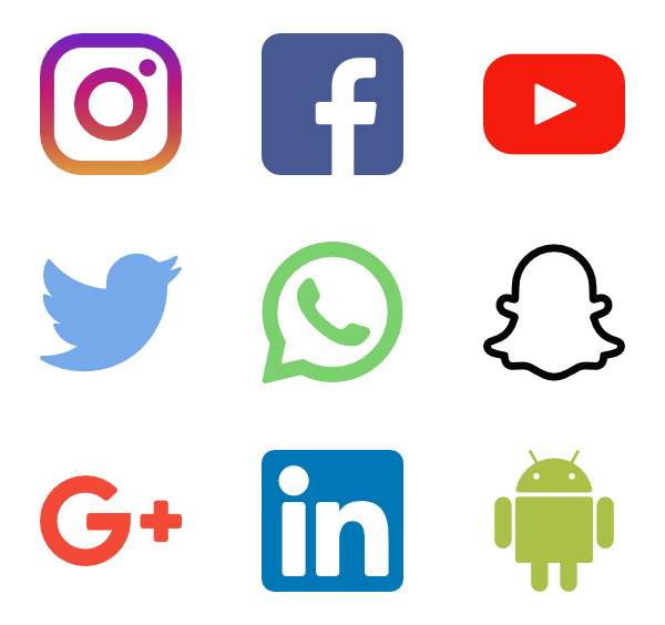 Social Media Logo - Choose among 28,126 packs of free vector icons | cool Social media ...