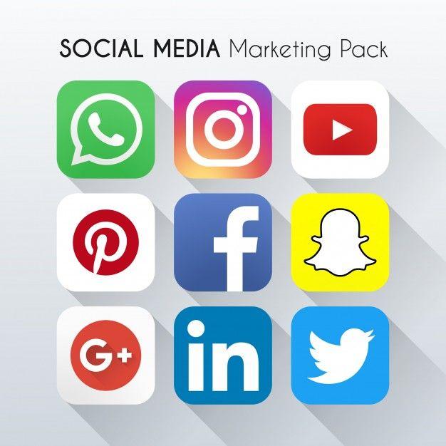 Social Website Logo - Social Media Icons Vectors, Photos and PSD files | Free Download