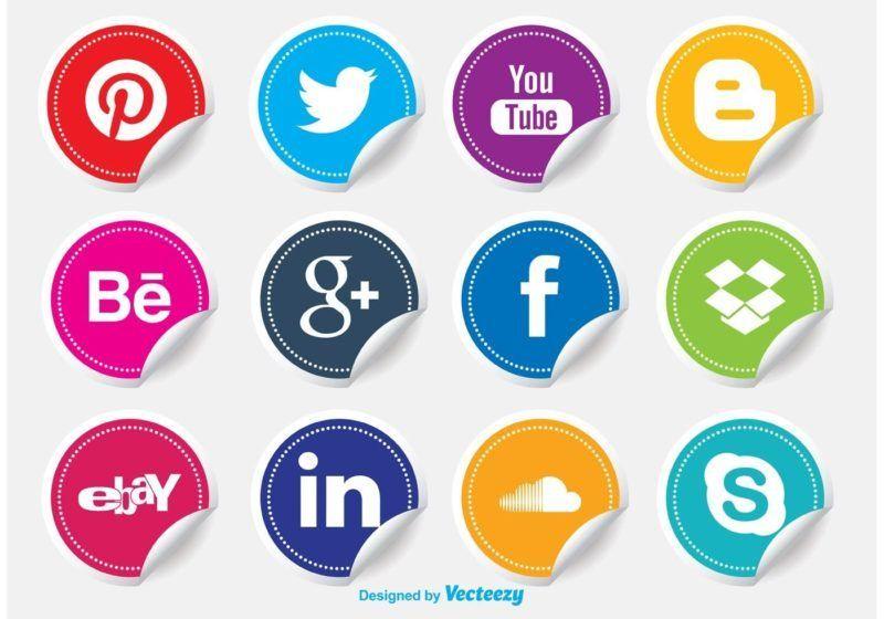Social Media Circle Logo - 54 Beautiful [Free!] Social Media Icon Sets For Your Website