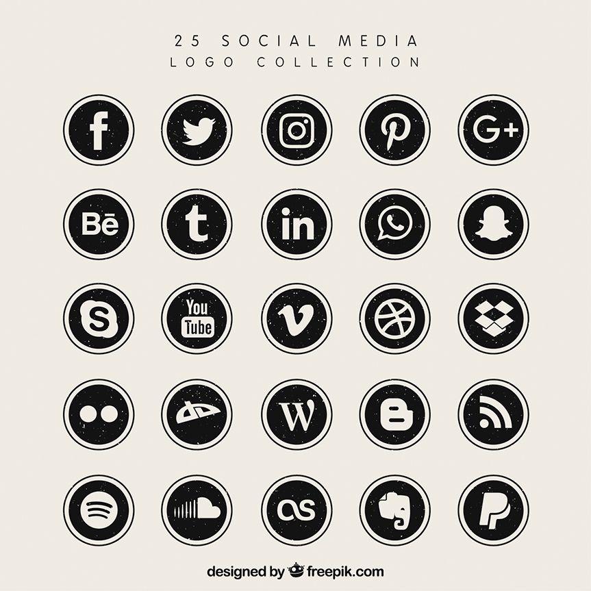 Google Social Media Logo - 20 Free Social Media Icon Sets to Download