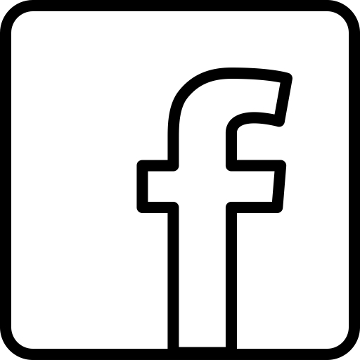 Black and White FB Logo - Facebook, fb, logo, media, social icon