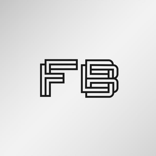FB Logo - Initial Letter FB Logo Design Template for Free Download on Pngtree