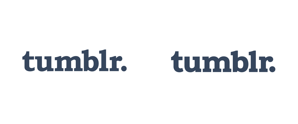 Tumblr Logo - Brand New: New Logo for Tumblr done In-house