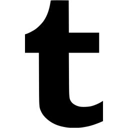 Tumblr Logo - Black tumblr icon - Free black site logo icons