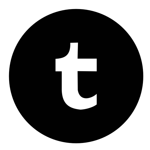 Tumblr Logo - Black circle tumblr logo icon #16095 - Free Icons and PNG Backgrounds