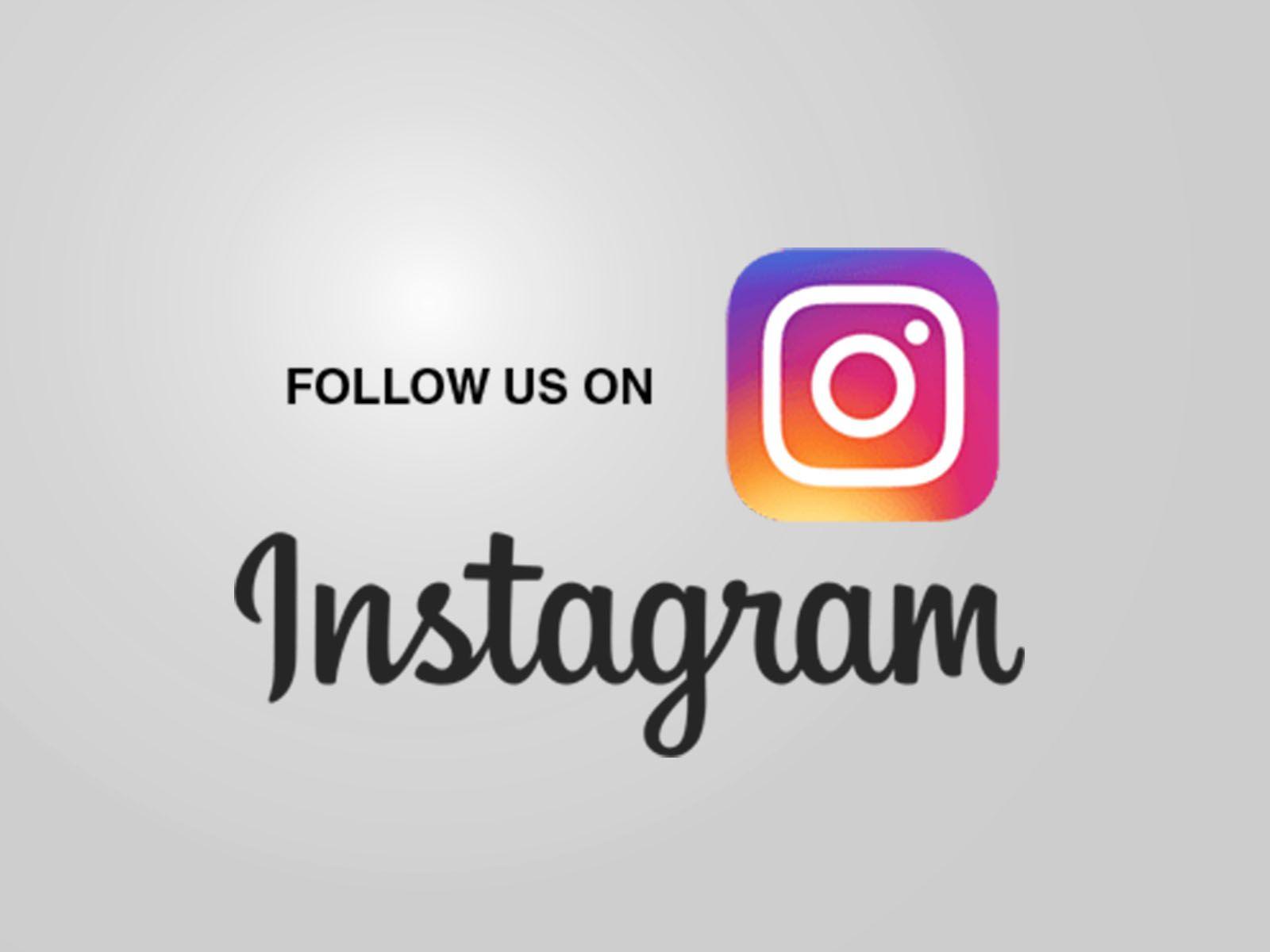Follow Us On Instagram Logo - Follow Us On Instagram Background. Black, Grey, Technology