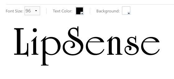 LipSense Logo - What Blasted Font is This? (LipSense) Identification