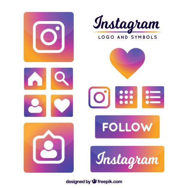 Follow On Instagram New Logo - Instagram logo and symbols Vector | Free Download
