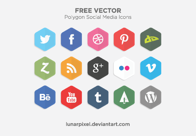 Blue Social Media Logo - 54 Beautiful [Free!] Social Media Icon Sets For Your Website
