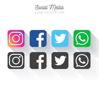 Social Logo - Social Media Icons Vectors, Photos and PSD files | Free Download