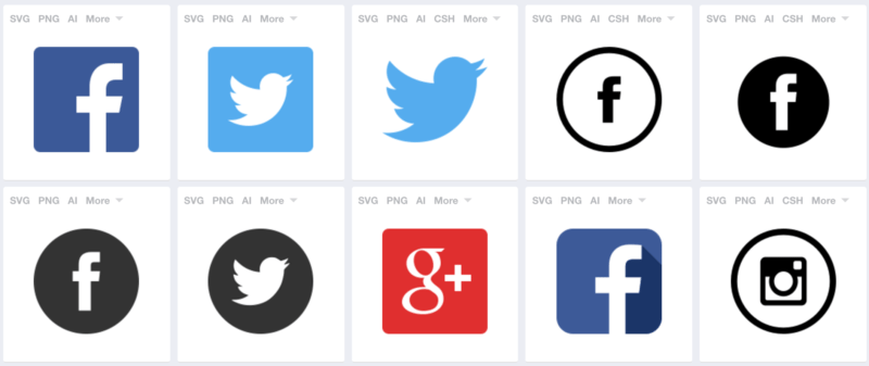 Social Logo - Beautiful [Free!] Social Media Icon Sets For Your Website