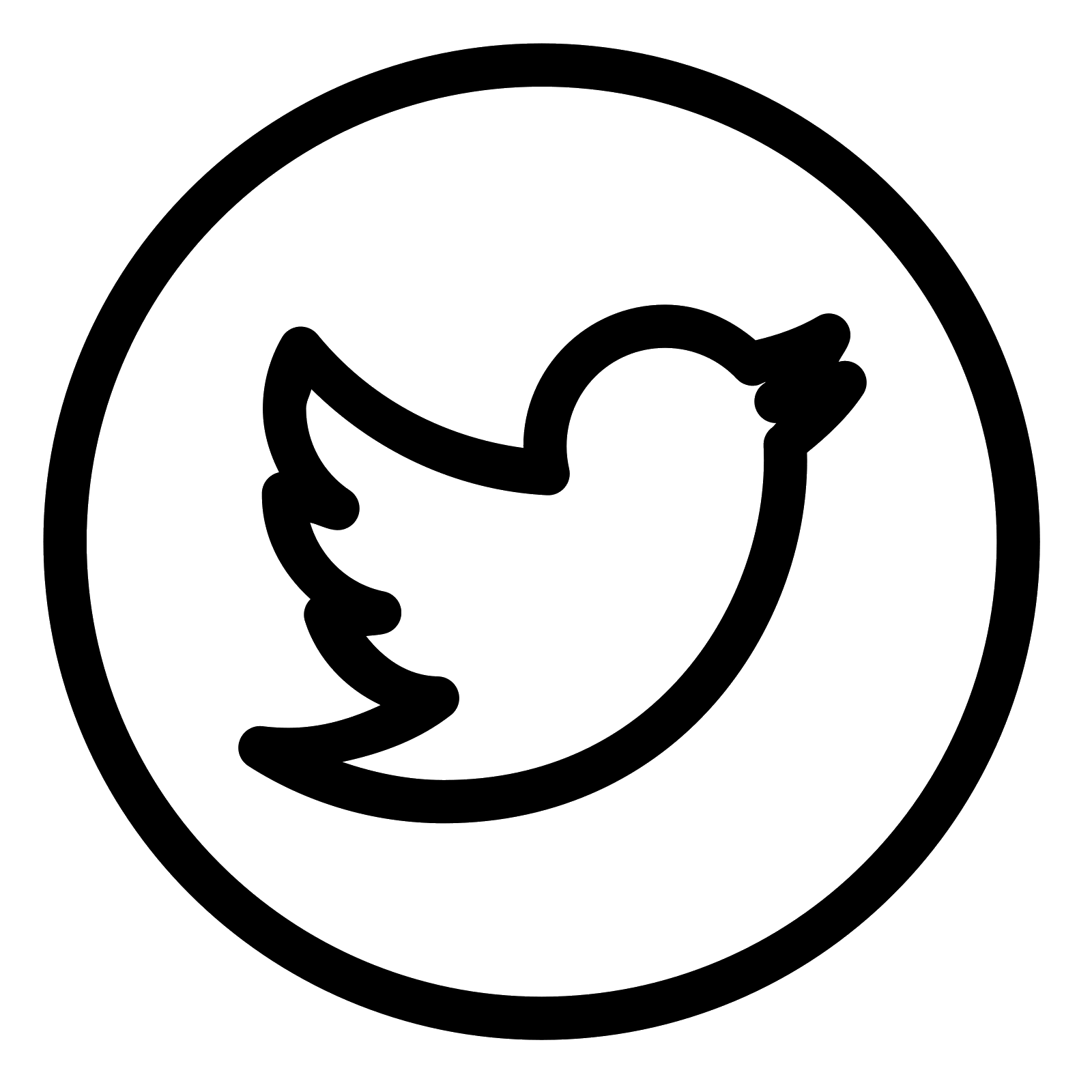 Black and White Twitter Logo - 500+ Twitter LOGO - Latest Twitter Logo, Icon, GIF, Transparent PNG