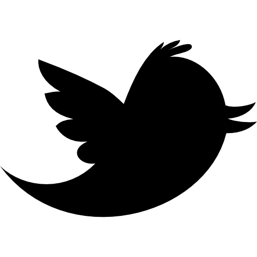 Black and White Twitter Logo - Twitter logo - Free logo icons