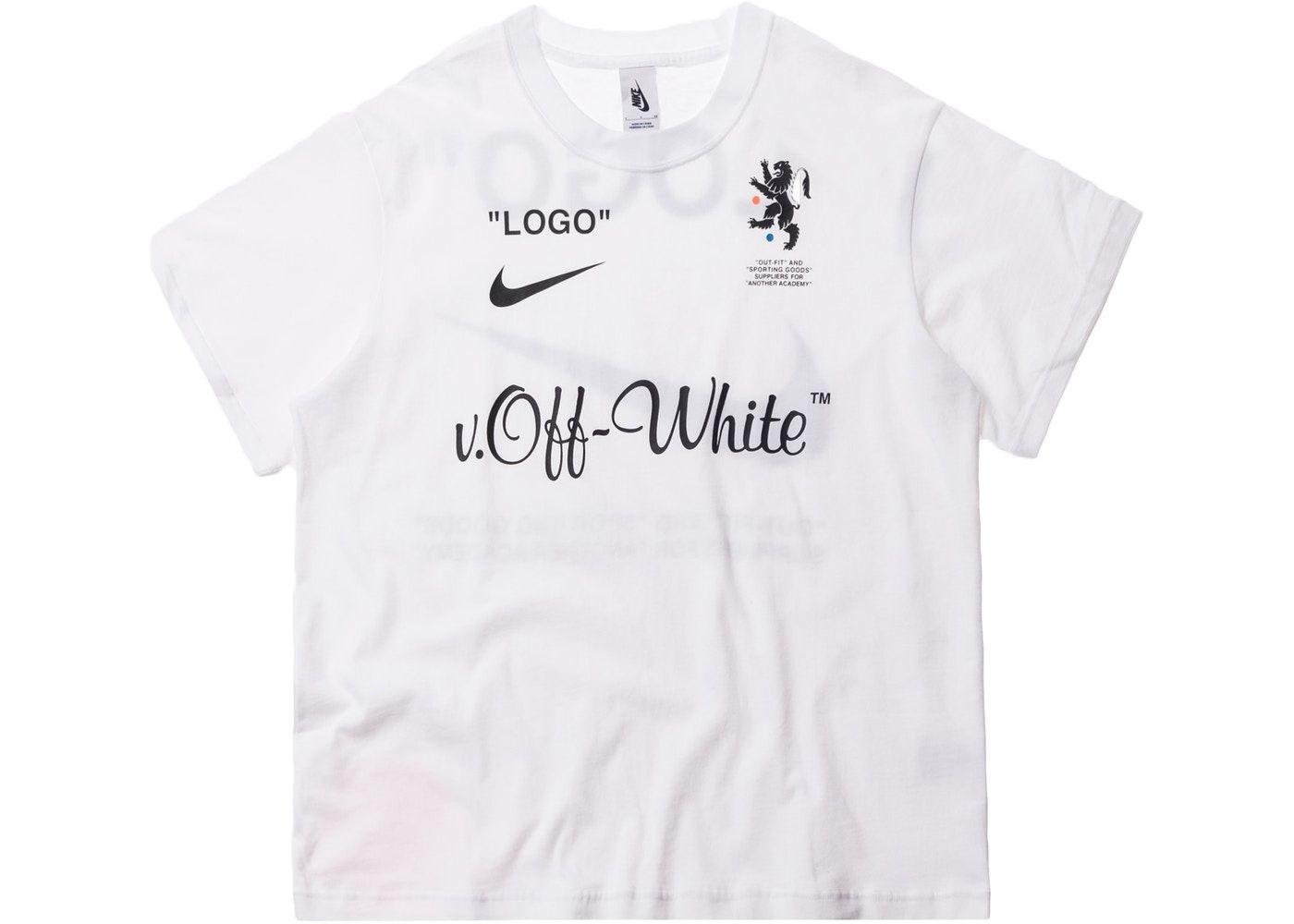 Off Ehite V Logo - Off-white x nike worldcup logo tee - Hype Store Worldwide