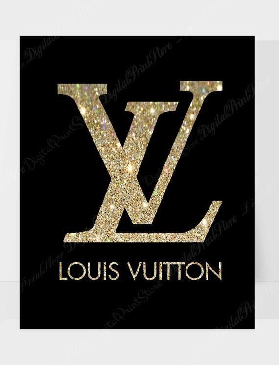 Louis Vuitton Logo - Louis Vuitton 8x10 Print Vuitton Logo Girly Print | Etsy