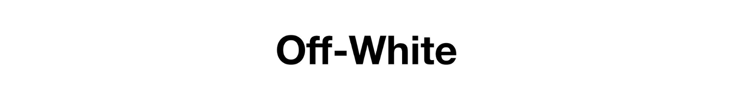 Off White Virgil Abloh Logo - Off-White™ c/o Virgil Abloh – Vary