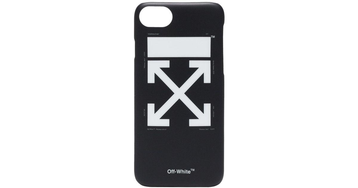 Off White Arrow Logo - Lyst White C O Virgil Abloh Arrow Logo IPhone 7 Case In Black