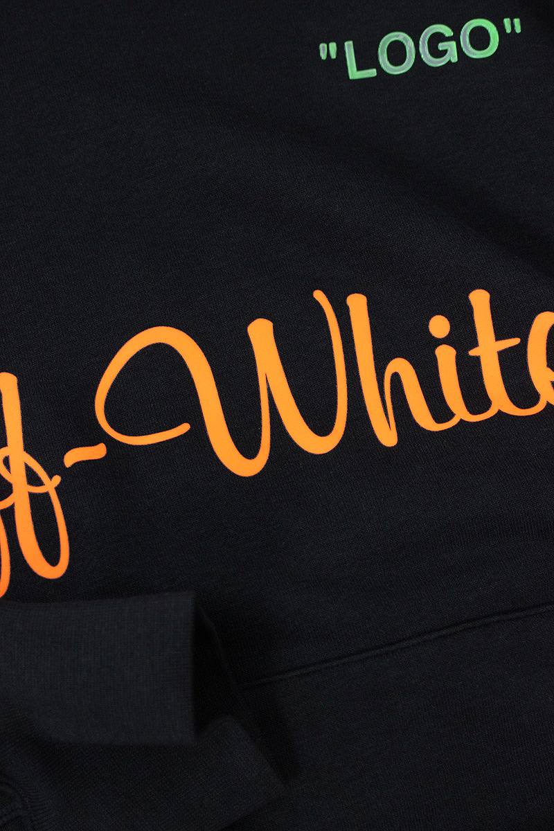 Nike X Off White Logo - RINKAN: Nike /NIKE X off-white /OFF-WHITE logo print pullover parka ...