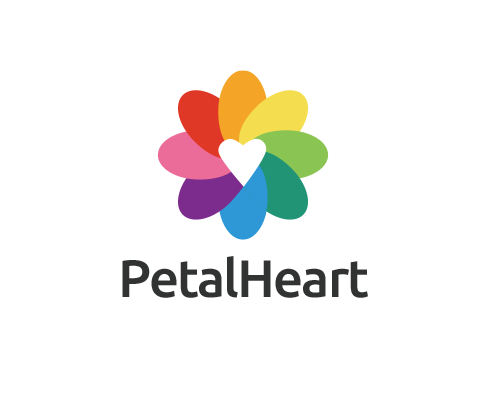 Petal Logo - Petal heart | Sothink Logo Shop