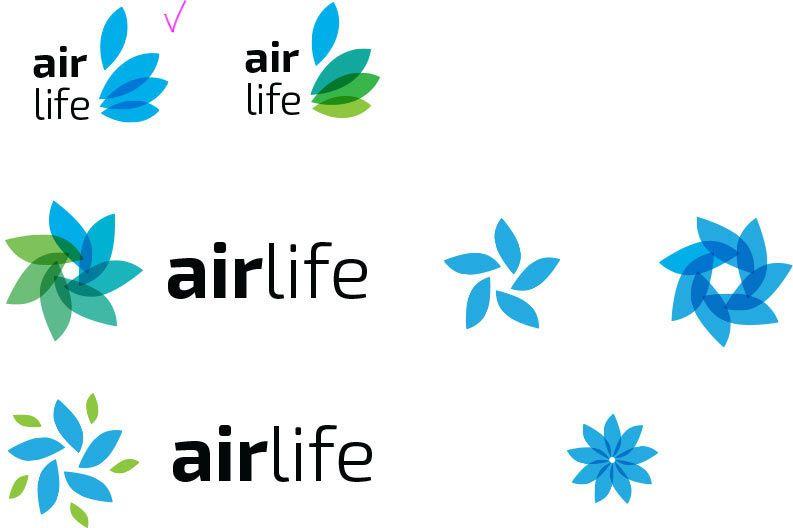 Petal Logo - The making of the AirLife logo