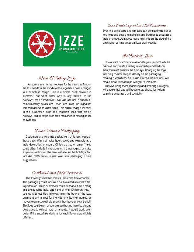 Izze Logo - Izze For the Holidays