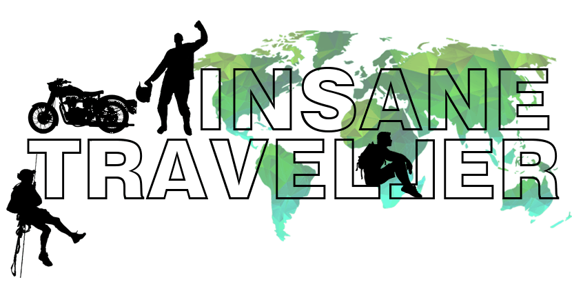 Travellers Logo - Even while the Earth Sleeps We Travel - Insane Traveller