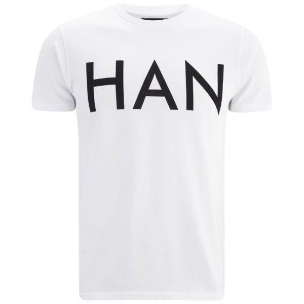 Han Logo - Han Kjobenhavn Men's Logo Print T-Shirt - White - Free UK Delivery ...
