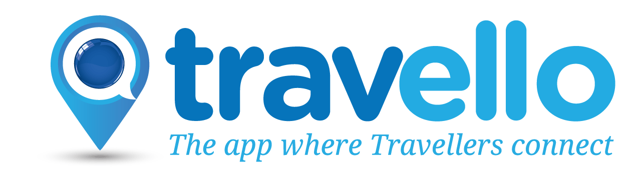 Travellers Logo - Travello. Travel Social Network App. Find A Travel Buddy Nearby