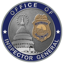 OIG Logo - Office of Inspector General. United States Capitol Police