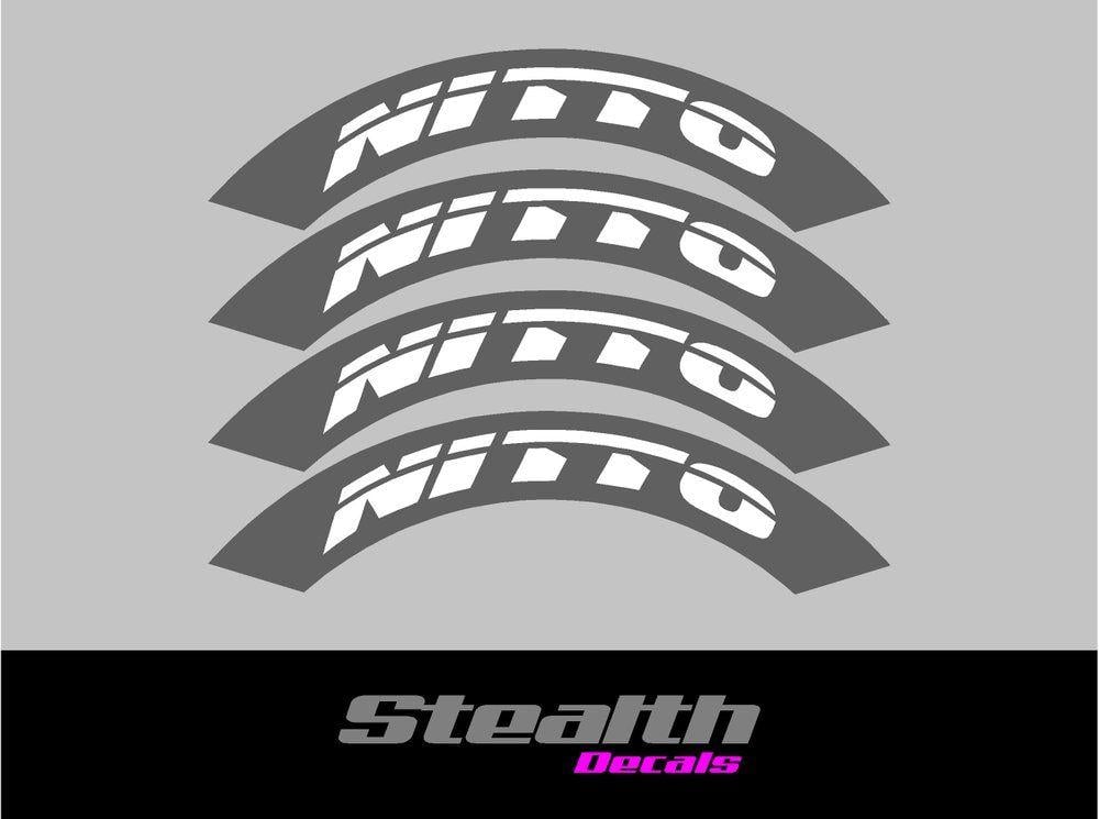 Nitto Logo - NITTO Tyre Stencil Stickers | Stealth Decals