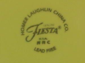 Fiestaware Logo - Identifying Fiesta Dinnerware: Fiesta ware Tips